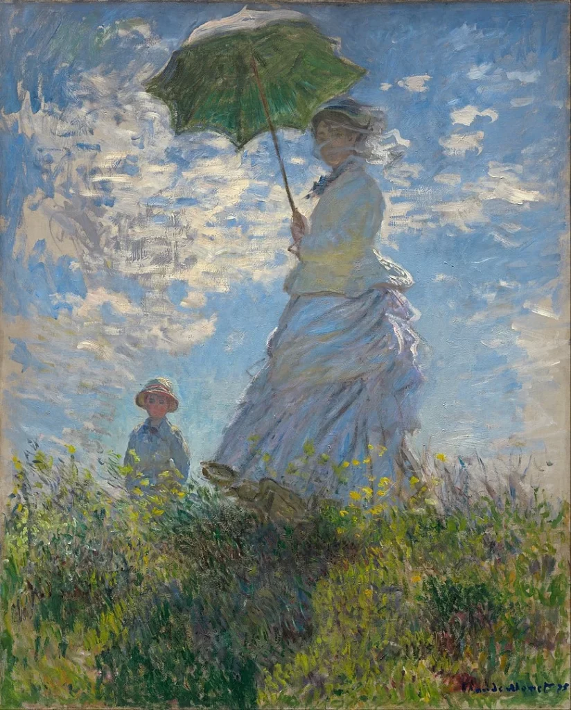 biografia-de-claude-monet-Mujer-con-sombrilla