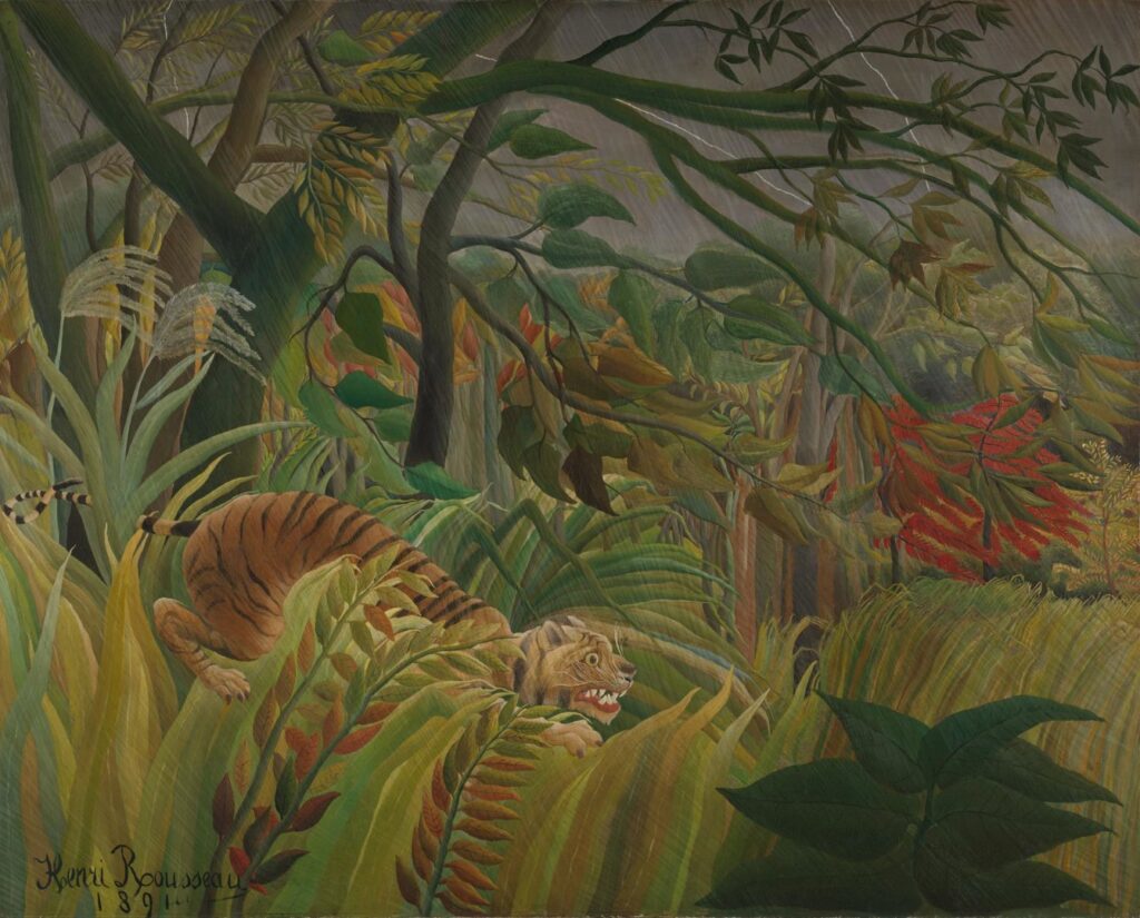 Take One Picture - henri rousseau - sorprendido - surprised - 1891 - national gallery