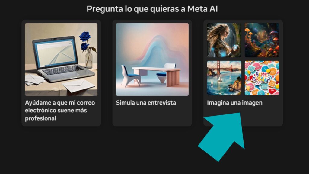 cómo crear imágenes con meta ai